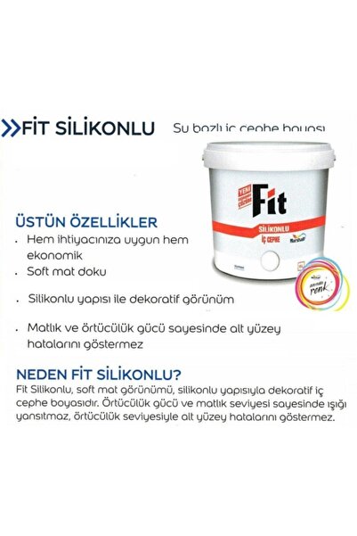 Marshall Kızıl Kum Fit Silikonlu Iç Cephe Duvar Boyası 10 Kg
