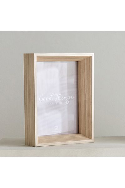 Home Box Atrium 5x7-inch MDF Paper Wrapped Photo Frame 5.6x20.6x5 cm