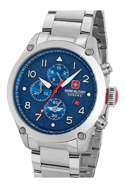 SWISS MILITARY HANOWA SMWGI2101502 Nightflighter Chrono 44mm 10ATM