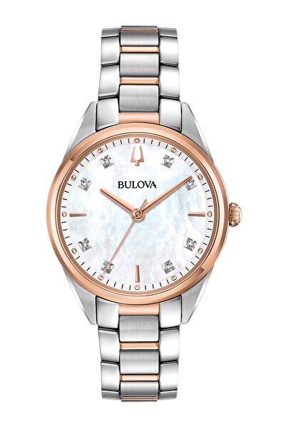 Bulova Γυναικείο ρολόι Bulova 98P183, Quartz, 34mm, 3ATM