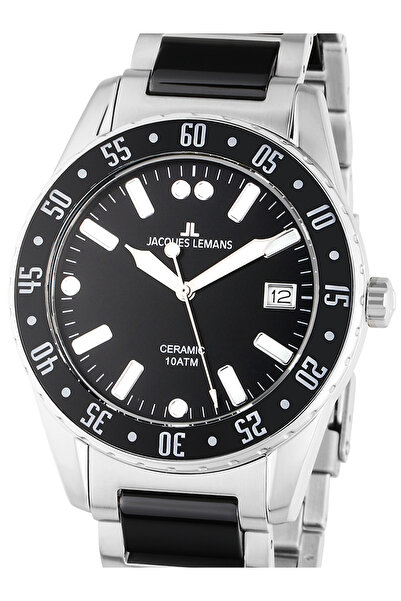 Jacques Lemans Ceas bărbătesc Jacques Lemans 42-10A, Quartz, 42mm, 10ATM