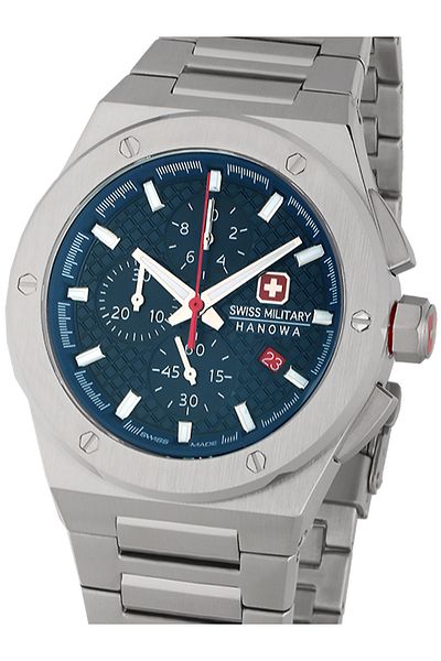 SWISS MILITARY HANOWA SMWGI2101702 Sidewinder Chronograph Mens Watch 43mm 10ATM