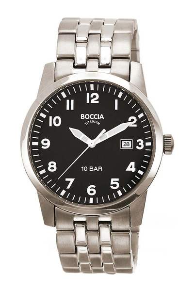 Boccia Mens Watch 3631-02, Quartz, 38mm, 10ATM