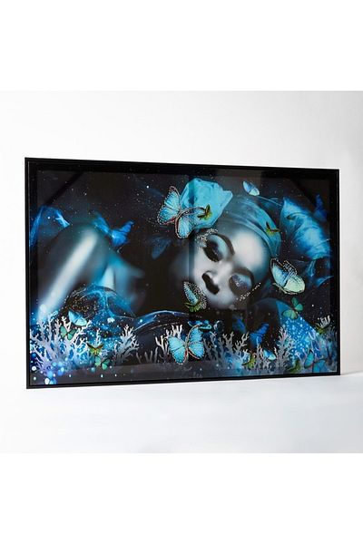 Home Box Ersel Girl Framed Picture with High Gloss Surface 60x90x2.8 cm