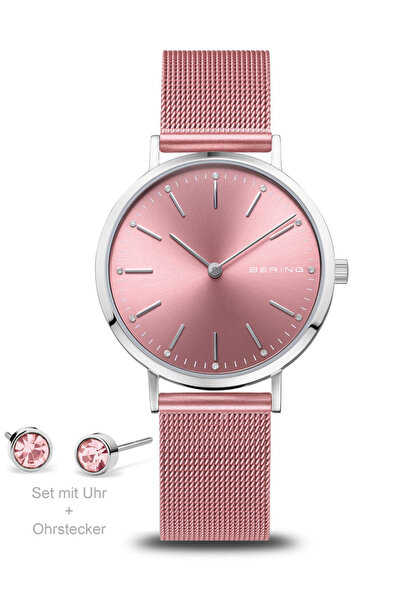 Bering Γυναικείο ρολόι Bering 14134-999-GWP, Quartz, 34mm, 3ATM