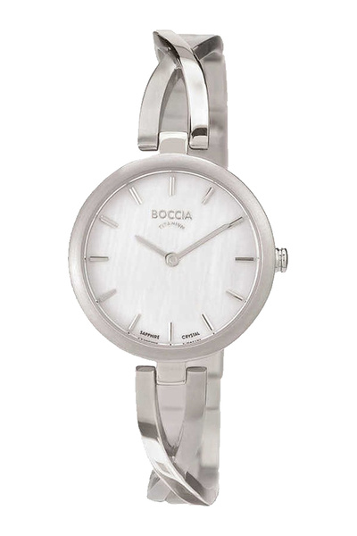 Boccia Γυναικείο ρολόι Boccia 3239-01, Quartz, 28mm, 5ATM