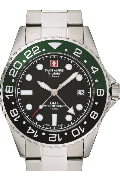 Swiss Alpine Military Ceas de bărbați Swiss Military 7052.1138, cuarț, 42 mm,...