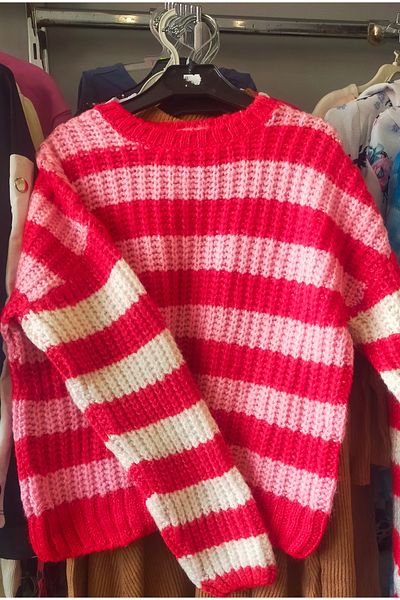 Süperal Girl's Striped Sweater