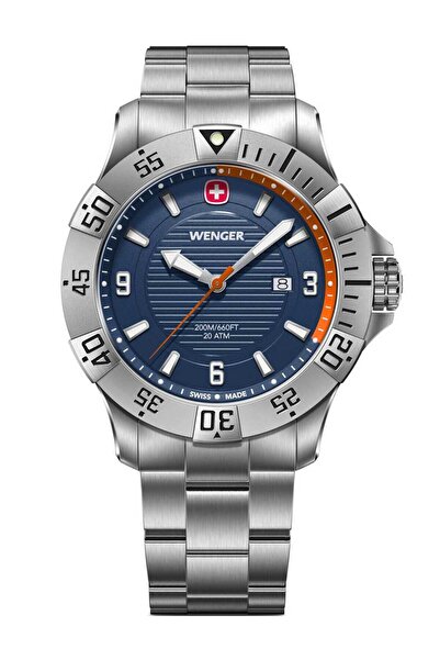 Wenger Ceas bărbătesc 01.0641.141, cuarț, 43mm, 20ATM