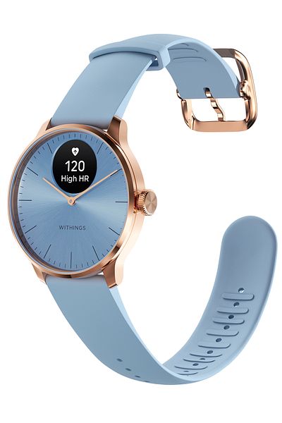 Withings HWA11-model 2-All-Int ScanWatch Light Blue 37 mm 5ATM