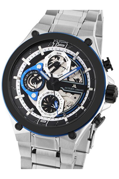 Jacques Lemans Ceas bărbătesc Jacques Lemans 1-2150D, Quartz, 43mm, 10ATM