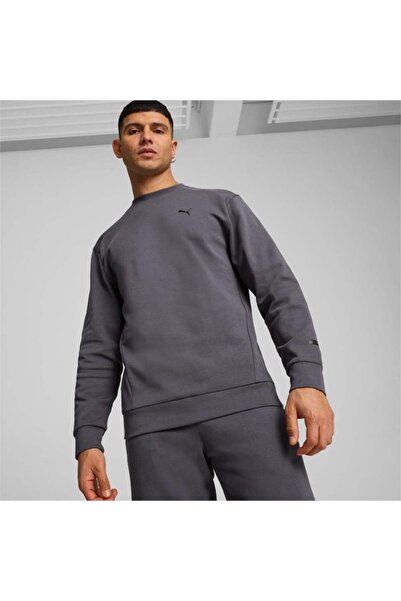 Puma Rad/cal Crew Erkek Gri Günlük Stil Sweatshirt 68161869