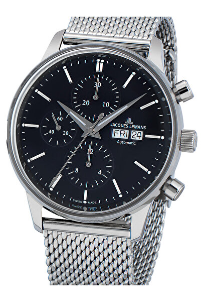 Jacques Lemans Mens Watch Jacques Lemans N-208C, Automatic, 44mm, 5ATM