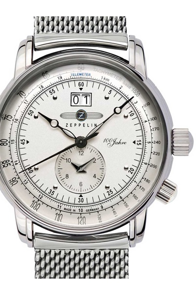 Zeppelin Ceas bărbătesc 7640M-1, cuarț, 43mm, 5ATM