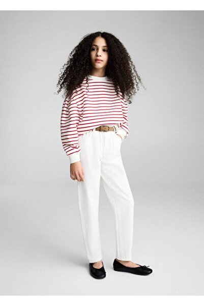 MANGO Kids Gestreiftes Koton-Sweatshirt