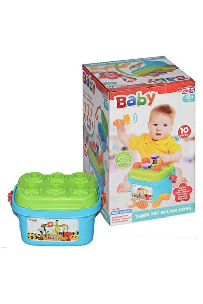 DEDE Unisex Çocuk Mavi 10 Parça Bultak Tamir Seti