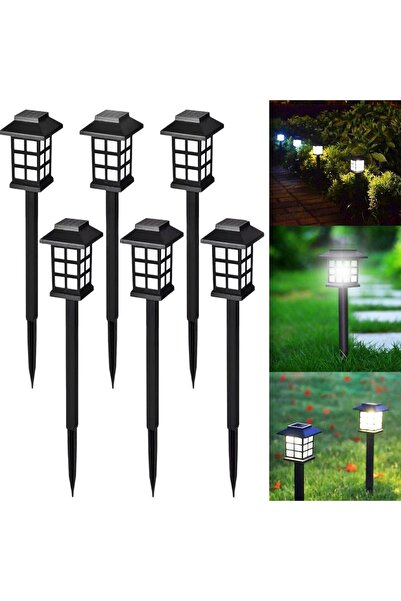 Kyrotech 6 Adet Solar Beyaz Led Güneş Enerjili 5w Sokak Lambası Tasarımlı Sol...