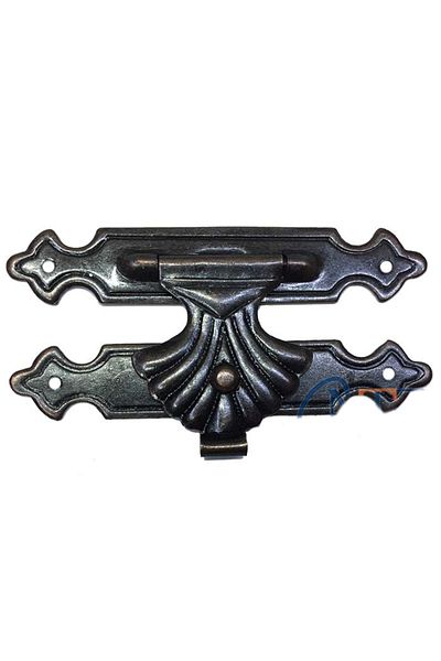 Skygo Box, Backgammon Clip, Front Lock No:4 - 62x32 Antique, 1 Piece