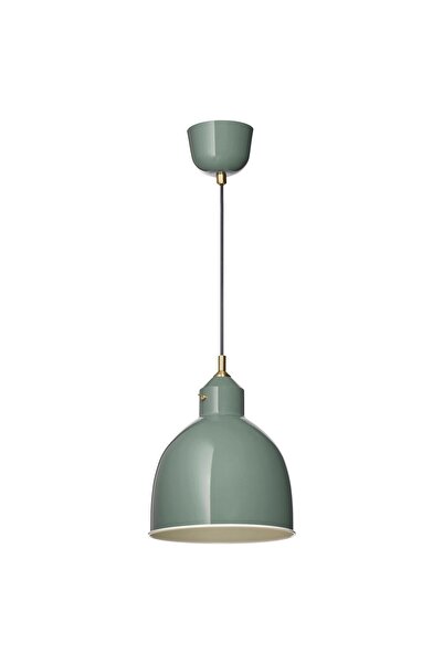 IKEA sarkıt lamba, gri-yeşil