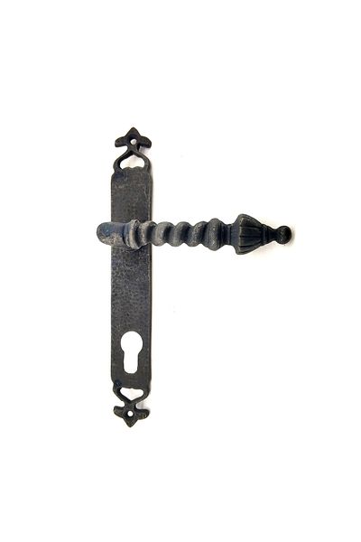 Skygo Antique Style Decorative Brass Burmese Room Door Handle - 247X35 Mm, Oxide