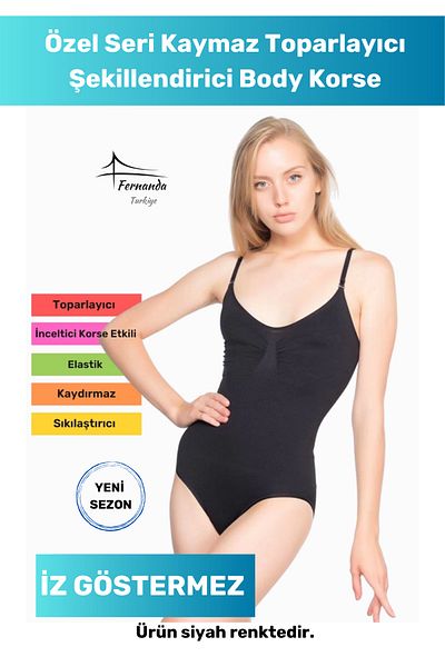Fernanda Premium Laser Cut Non-Marking Non-Slip Shaping Tightening Firming Women's Body Corset