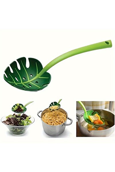 Generic Multipurpose Leaf Shaped Ladle and Spoon