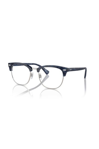 Polo Ralph Lauren Man Square Eyeglasses- Ph 2277 - Lense Size:52mm - Shiny Blue Havana