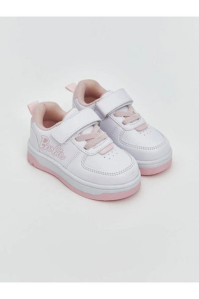 LC Waikiki Lcw Steps Sneakers for Girls - White, Lace-Up and Velcro t t