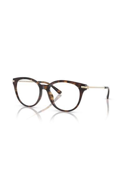 Michael Kors Woman Round Eyeglasses- Mk 4135u - Lense Size:54mm - Dark Tortoise