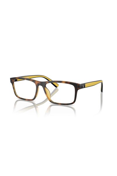 Polo Ralph Lauren Man Rectangular Eyeglasses- Ph 2274u - Lense Size:56mm - Shiny Havana