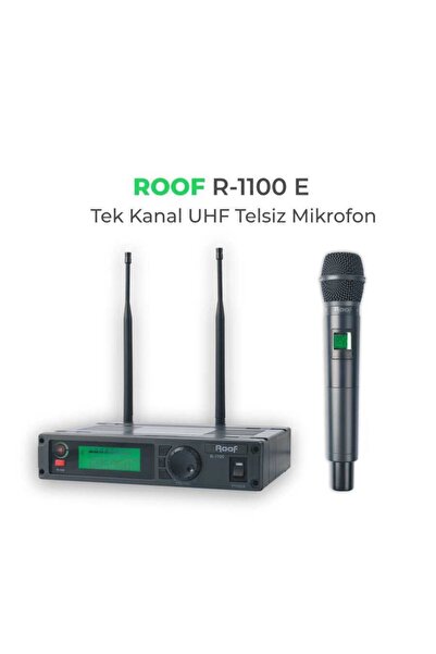 ROOF R-1100 E Uhf Tek El Telsiz Mikrafon