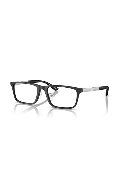 Emporio Armani Man Rectangle Eyeglasses- Ea 3251d - Lense Size:55mm - Matte Black