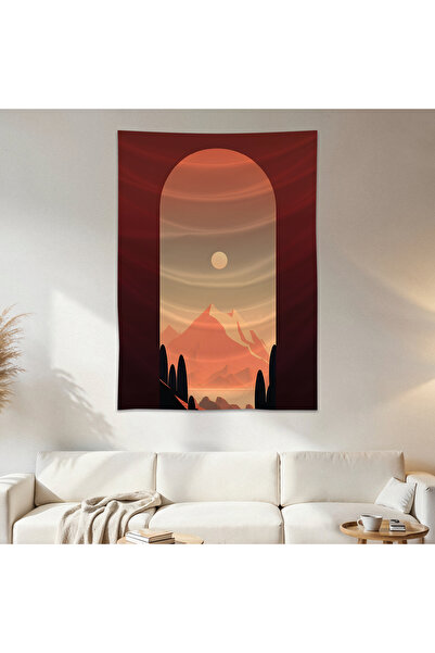 Geek Cultcha Sunset Wall Drape Wall Tapestry First Quality Satin Fabric Poster