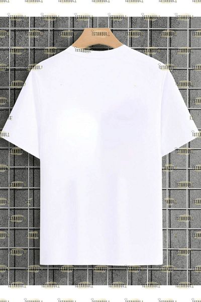 Frisson Vertical Printed Oversize T-Shirt