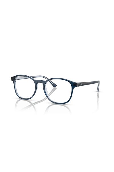 Ray-Ban Ray Ban Vista Unisex Phantos Eyeglasses- Rb 5417 - Lense Size:50mm - Blu On Transparent Blu