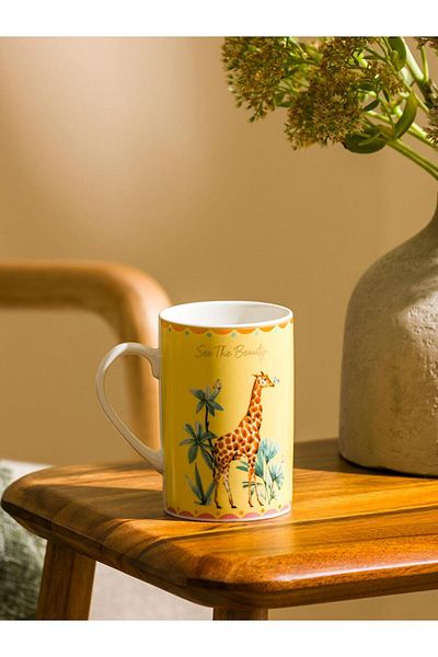 LC Waikiki Lcw Home Printed Porcelain Mug 310 ml