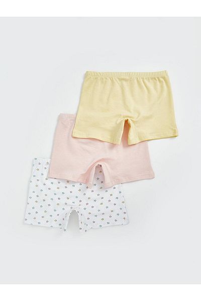 LC Waikiki Boxeri pentru fete LCW Kids cu talie elastică, pachet de 3