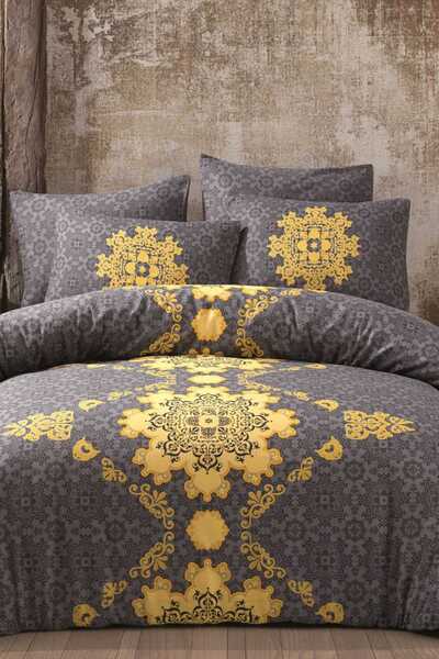 Mira Home Set de lenjerie de pat dublu din bumbac Palace Sparkle