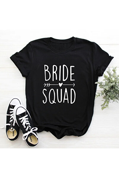 Frisson Ψηφιακό μπλουζάκι Bride Squad Plus Size