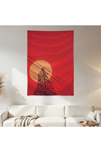 Geek Cultcha Electricity and Solar Wallcloth Wall Tapestry First Quality Sati...