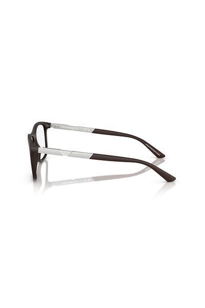 Emporio Armani Man Pillow Eyeglasses- Ea 3247 - Lense Size:53mm - Matte Dark Brown