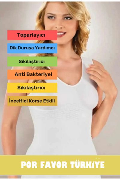 Por Favor Women's Extra Belly Gynecomastia Recovery Corset Athlete - Waist Chest Belly Firming