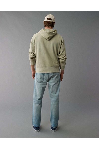 AMERICAN EAGLE Ae Heavyweight Fleece Logo Graphic Hoodie