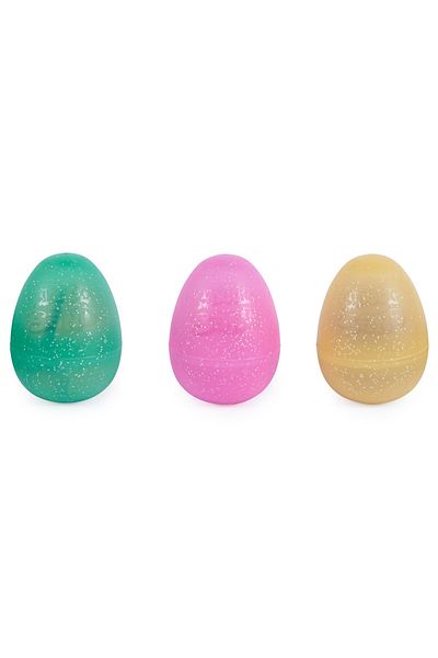 Spinmaster Kinetic Sand Pack of 3 Surprise Eggs