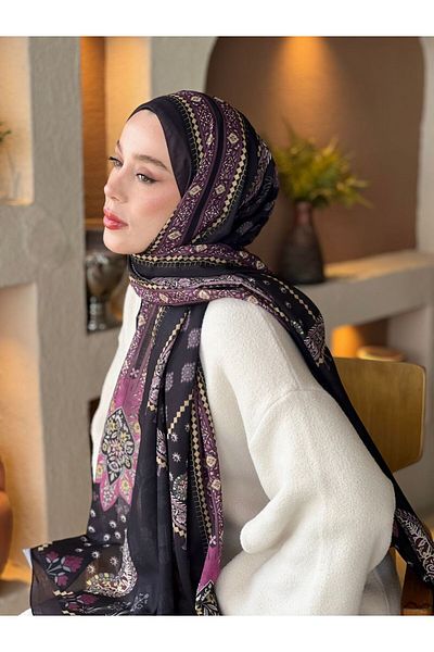 Modakaşmir شال ميكسلينا بنمط لينا