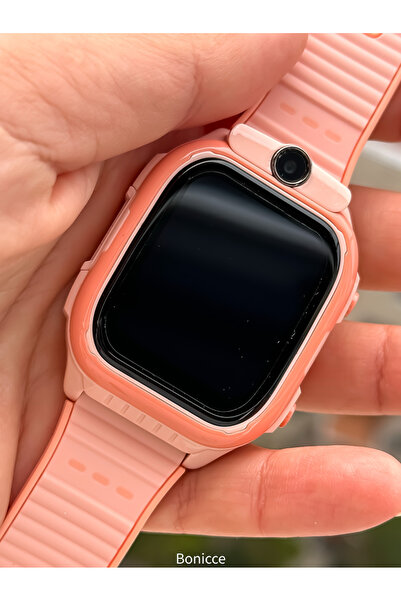 FERRO Marka Pembe Akıllı Çocuk Saat 4g Sim Kart Destekli Görüntülü Görüşme 2 Yıl Garantili + Bileklik