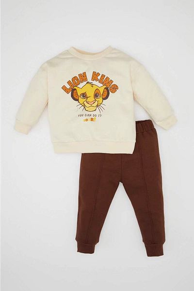 DeFacto Disney Lion King Baby Boy Sweatshirt and Tracksuit Set - D4696A524Au