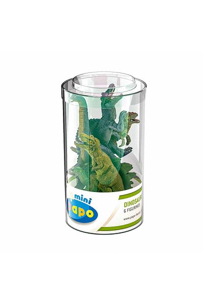 Papo Figurine Set of 6 Mini Dinosaur Figurines