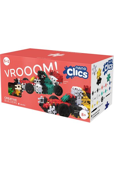 Clicstoys Nano Clics For Creative Builders 250 Pieces Clicformers