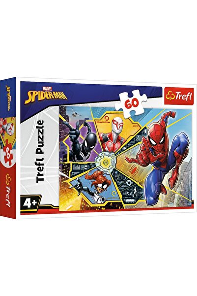 Trefl Puzzle Spiderman, Pânză de păianjen, 60 de piese